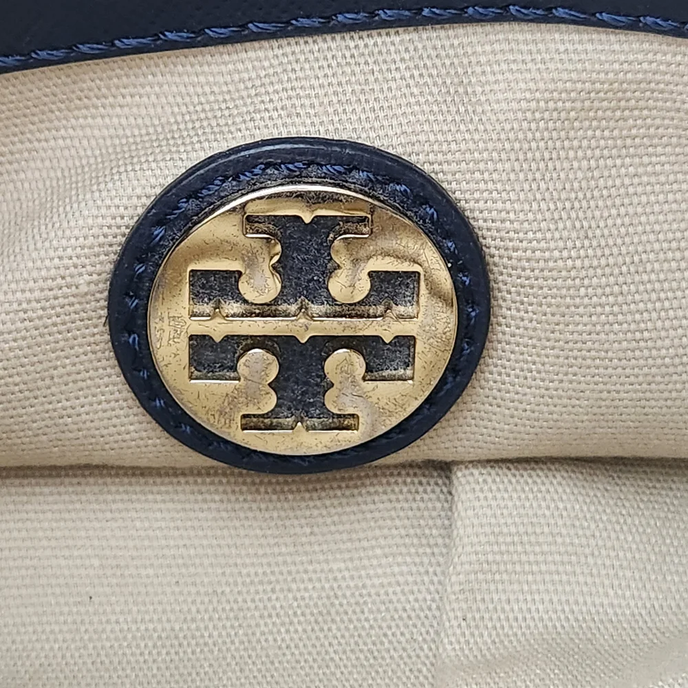 Tory Burch Midnight Blue Nylon Crossbody Swingback Bag